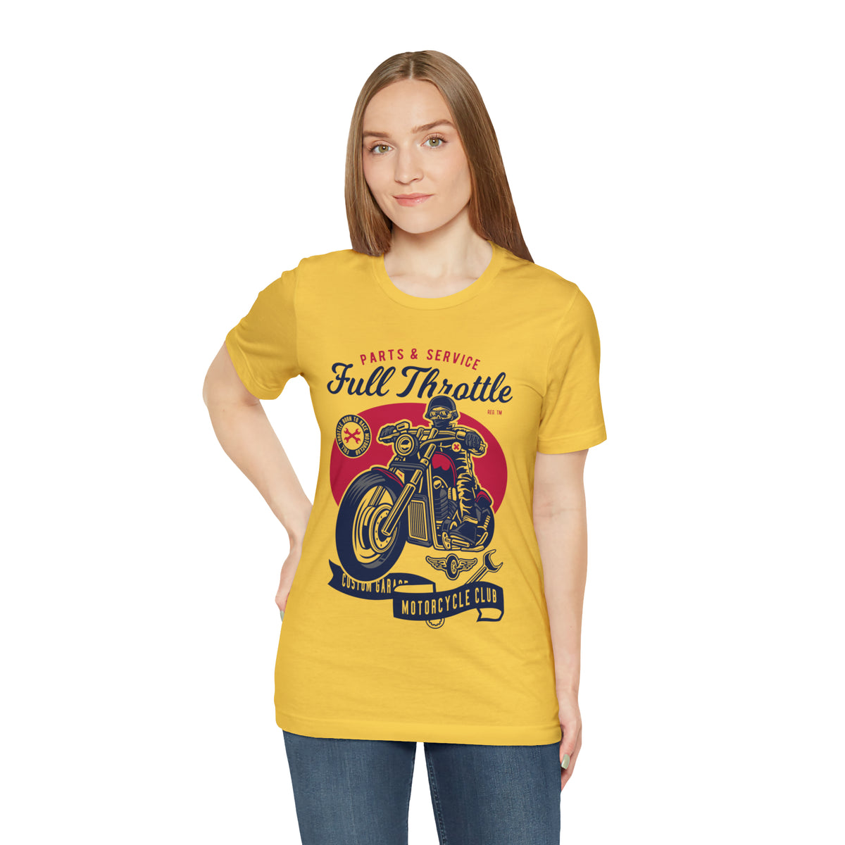 FULL THROTTLE Parts & Service - Unisex Jersey Short Sleeve Tee