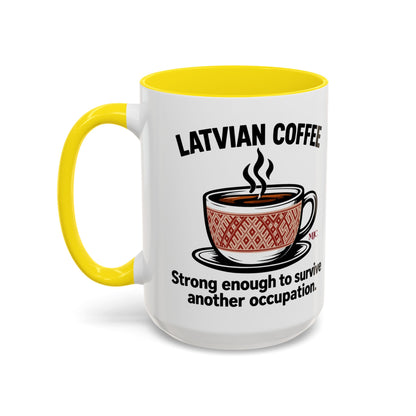 Latvian Coffee Mug | Funny Latvian Heritage Gift | BalticAF
