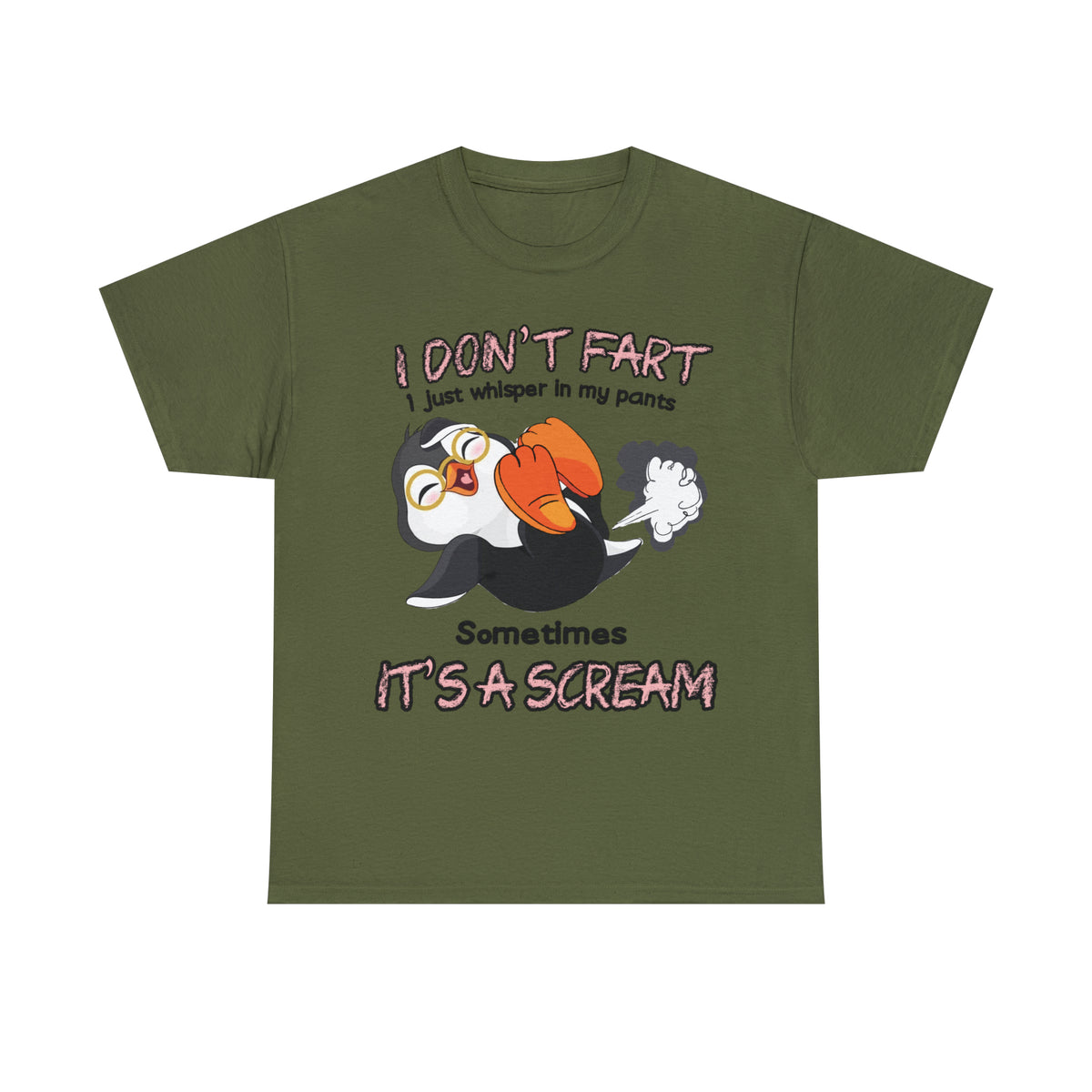I DON'T FA*T - Funny Unisex Heavy Cotton Tee - USA