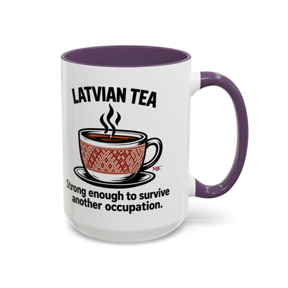 Latvian Tea Mug | Latvian Heritage & Humour Gift | BalticAF
