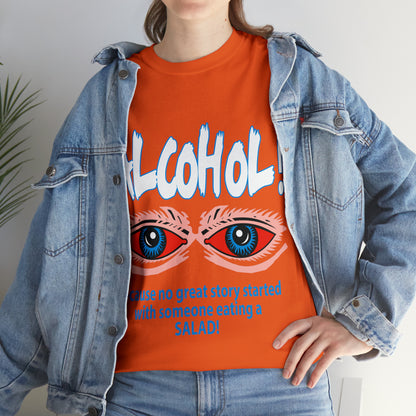 "ALC****" vs Salad - Funny Unisex Heavy Cotton Tee - AUS