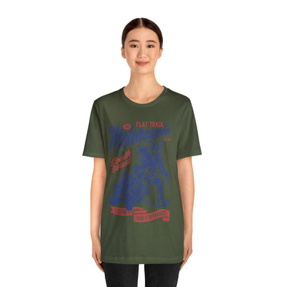 FLAT TRACK MOTORCYCLE - Unisex Jersey Short Sleeve Tee