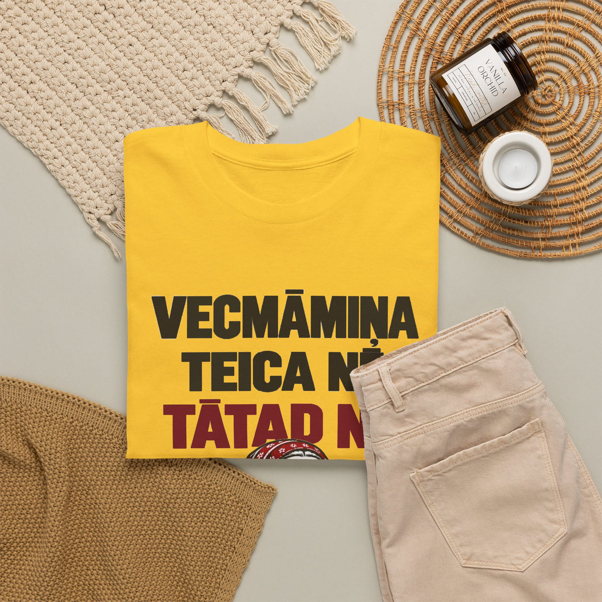 Vecmāmiņa Teica Nē T-Shirt | Latvian Grandma Gift | BalticAF