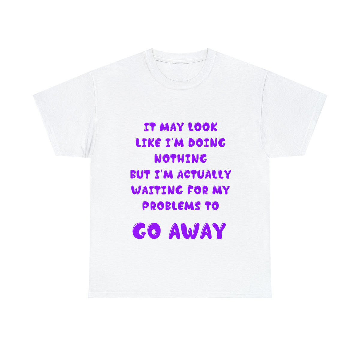 It May Look Like I'm Doing Nothing...  - Unisex Heavy Cotton Tee - AUS