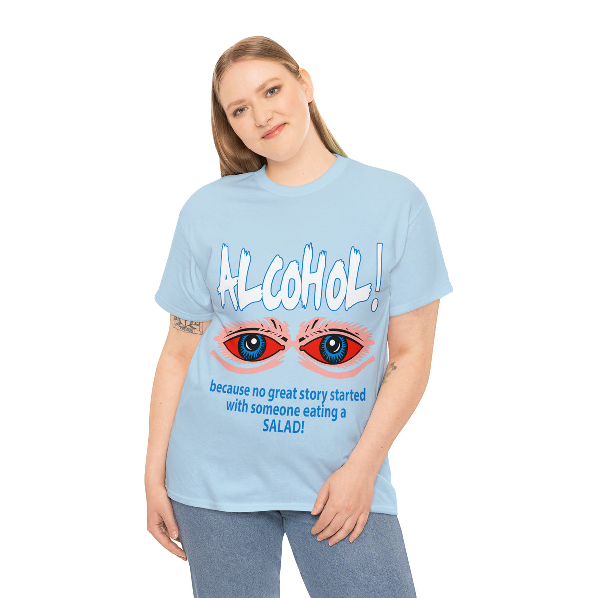 "ALC****" vs Salad - Funny Unisex Heavy Cotton Tee - AUS