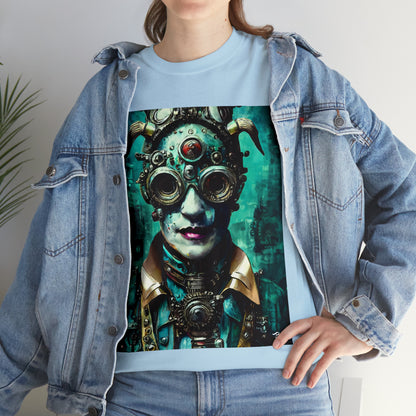 CYBER-STEAMPUNK LORD - Airt on a Shirt  - Unisex Heavy Cotton Tee - AUS