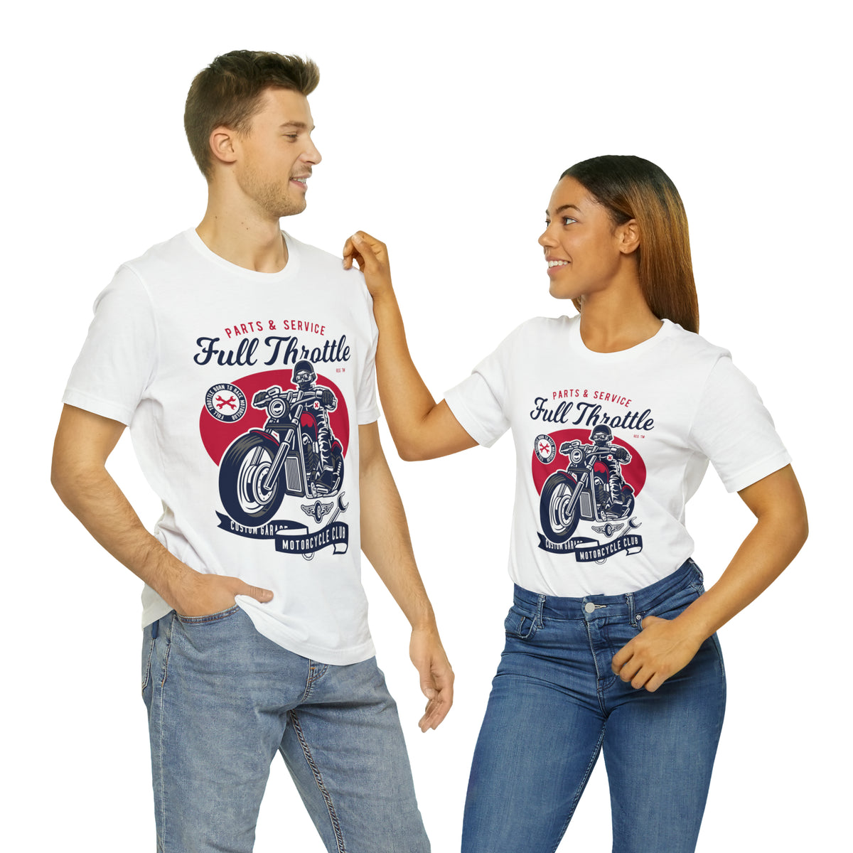 FULL THROTTLE Parts & Service - Unisex Jersey Short Sleeve Tee