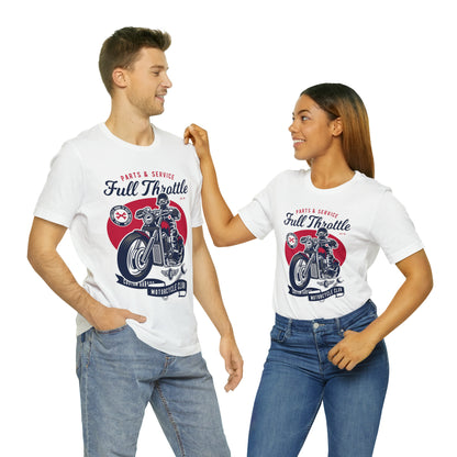 FULL THROTTLE Parts & Service - Unisex Jersey Short Sleeve Tee