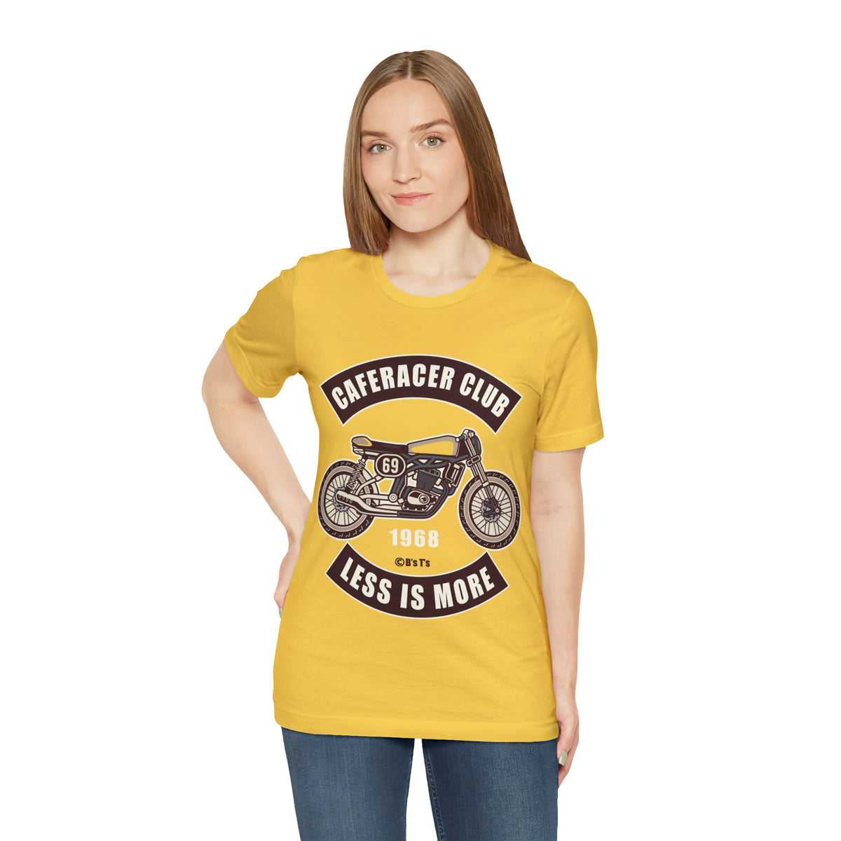 CAFE RACE CLUB Less is More - Unisex Jersey Short Sleeve Tee