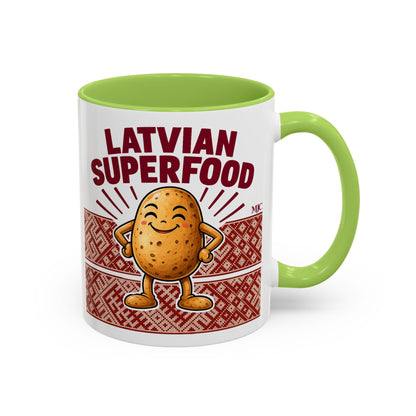 Latvian Superfood Mug | Funny Potato Gift | BalticAF