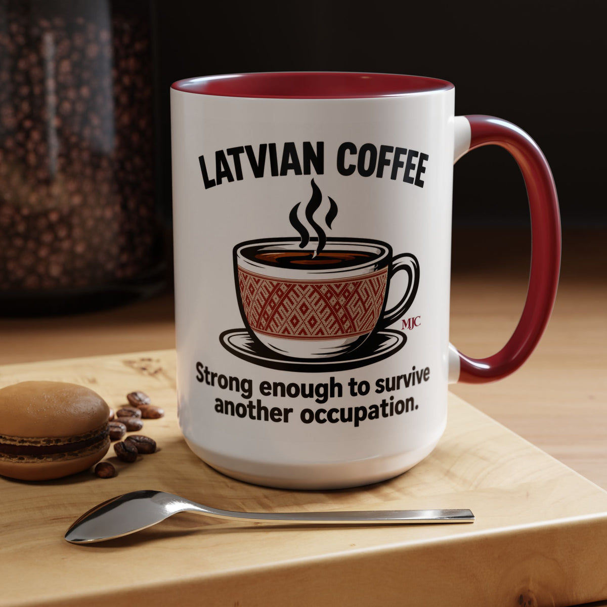 Latvian Coffee Mug | Funny Latvian Heritage Gift | BalticAF