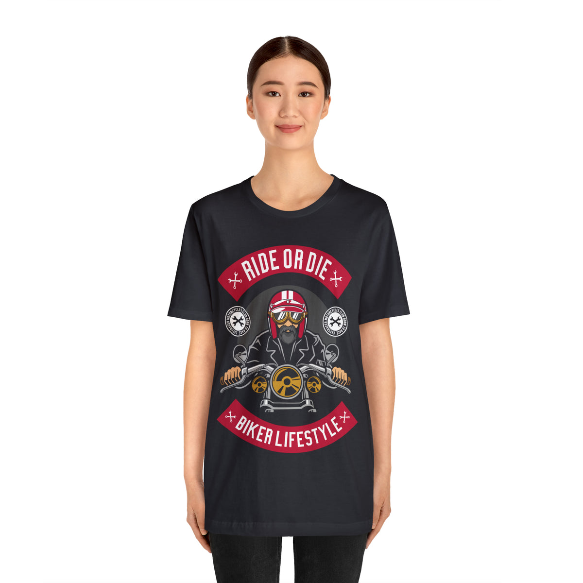 BIKER LIFESTYLE - Ride or Die - Unisex Jersey Short Sleeve Tee