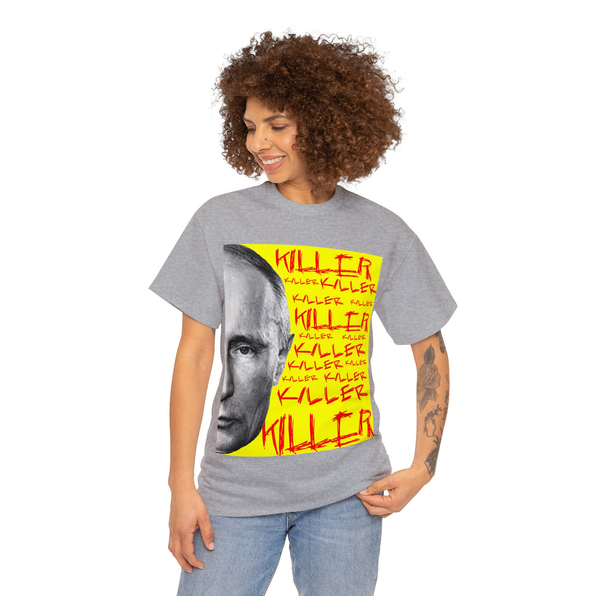 Half-Faced Putin  'Killer' - Unisex T-Shirt