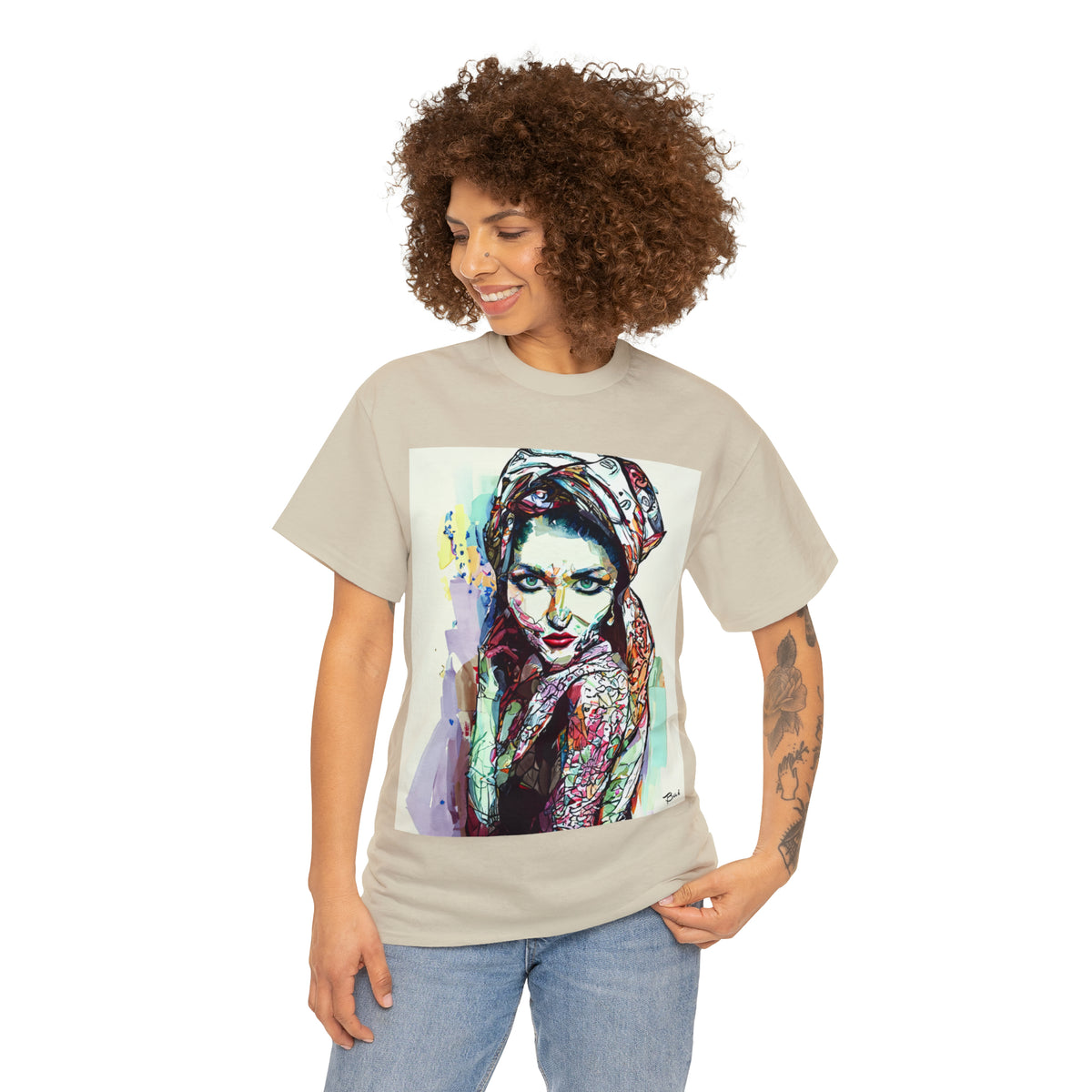 EASTERN BEAUTY - Airt on a Shirt  - Unisex Heavy Cotton Tee - AUS