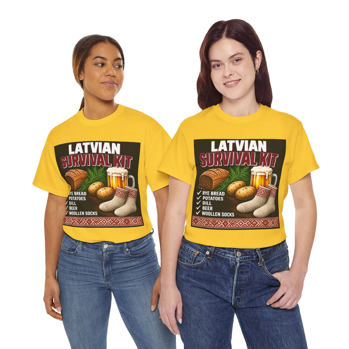 Latvian Survival Kit T-Shirt | Funny Latvian Gift | BalticAF