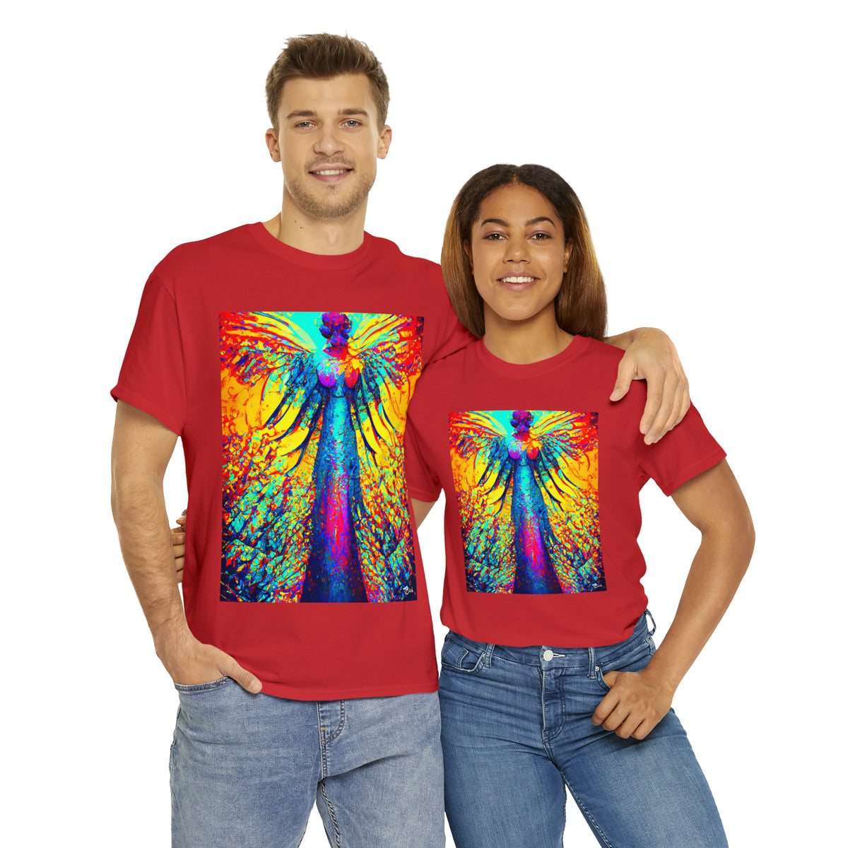 GUARDIAN MOTHER - Airt on a Shirt  - Unisex Heavy Cotton Tee - AUS