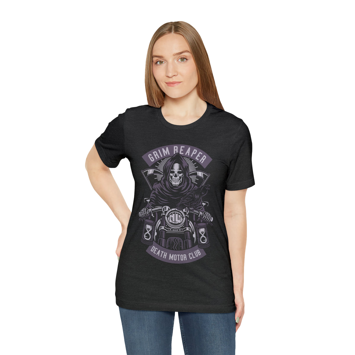 GRIM REAPER Moto Club - Unisex Jersey Short Sleeve Tee