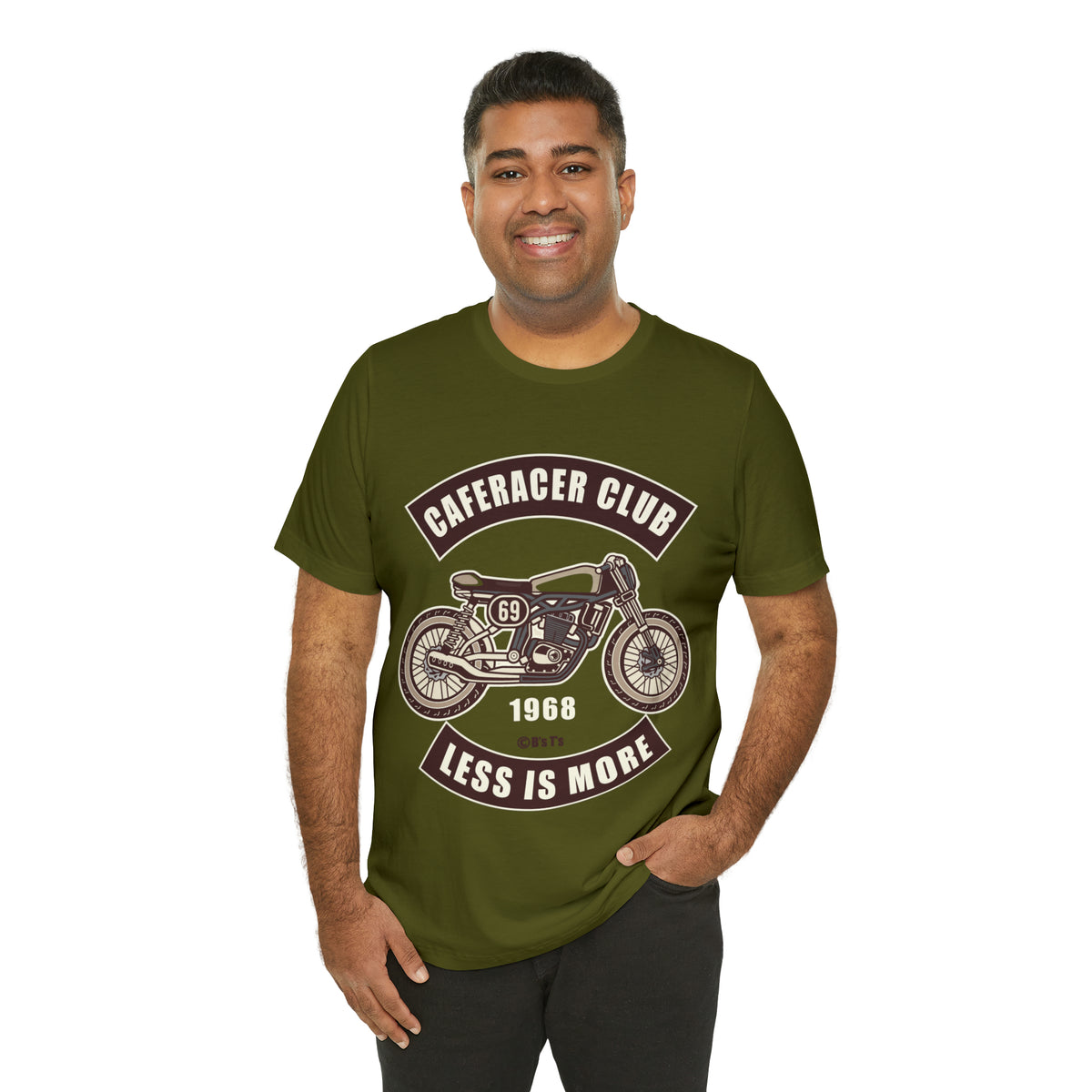 CAFE RACE CLUB Less is More - Unisex Jersey Short Sleeve Tee