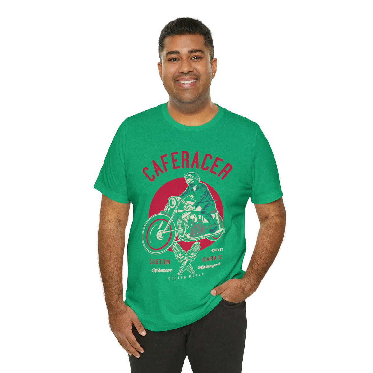 CAFE RACER Custom Garage - Unisex Jersey Short Sleeve Tee