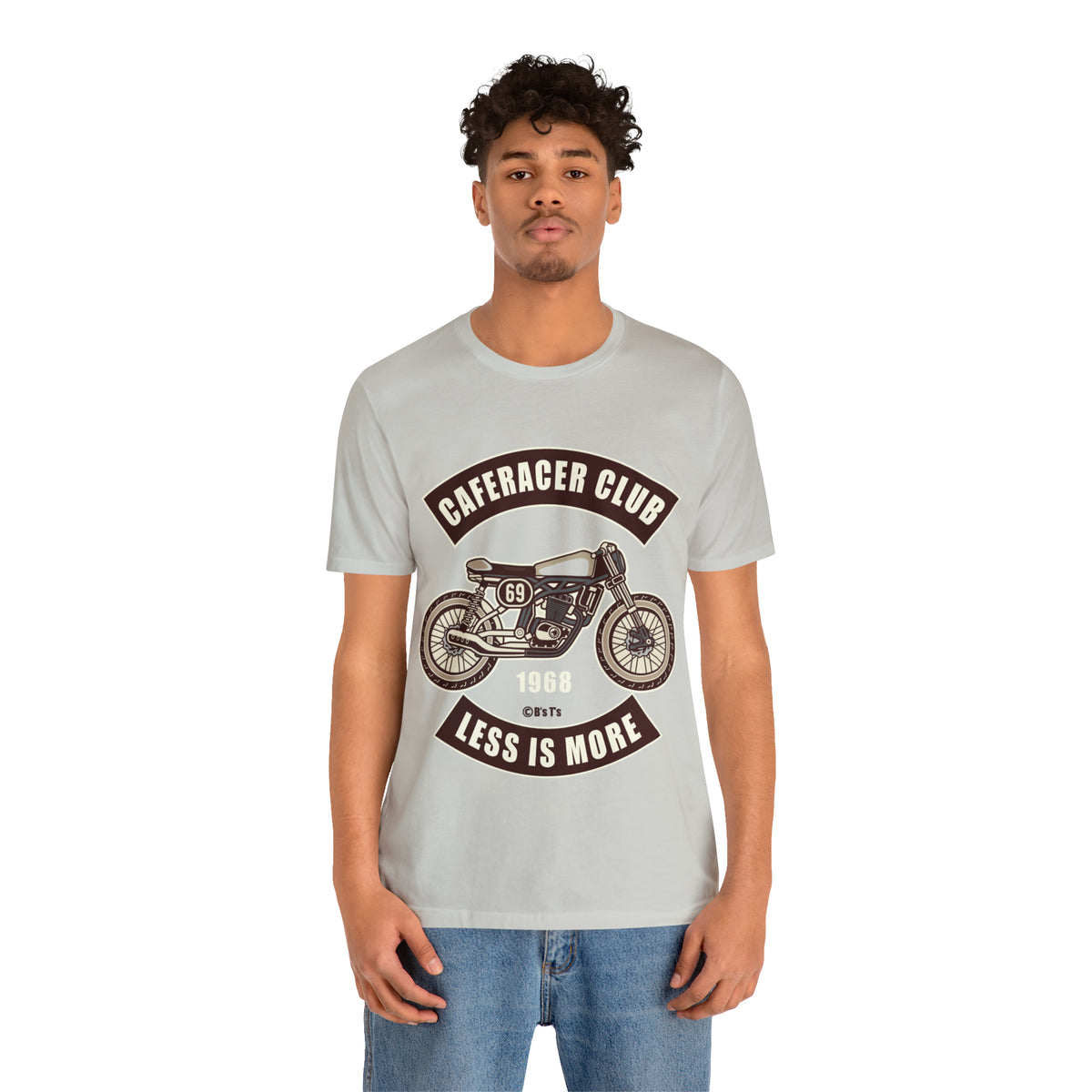 CAFE RACE CLUB Less is More - Unisex Jersey Short Sleeve Tee