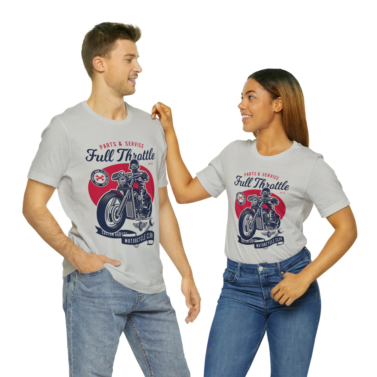 FULL THROTTLE Parts & Service - Unisex Jersey Short Sleeve Tee