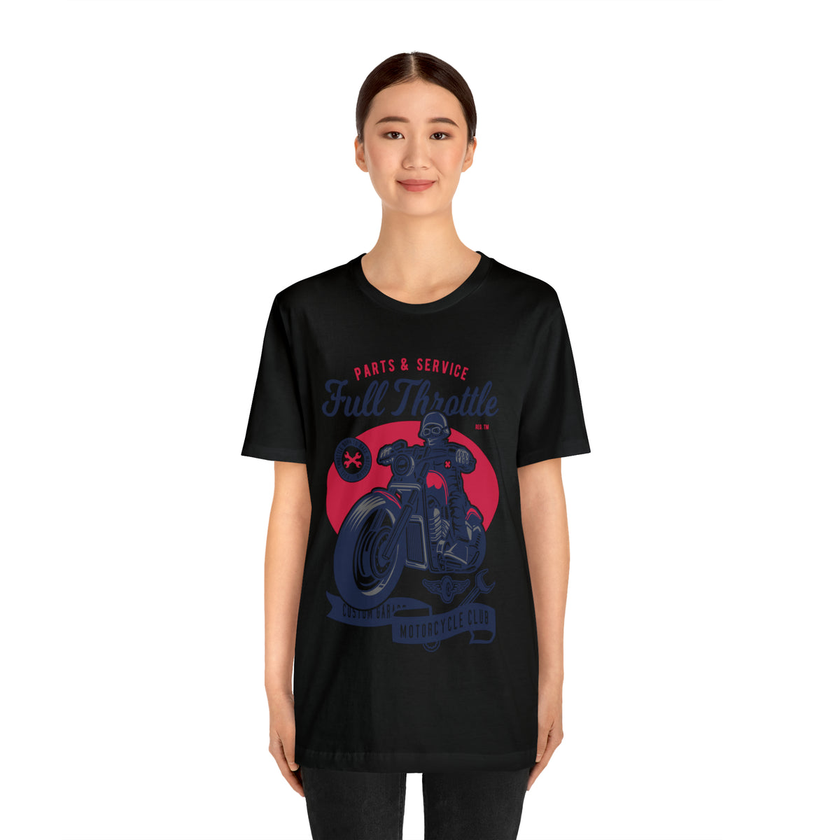 FULL THROTTLE Parts & Service - Unisex Jersey Short Sleeve Tee