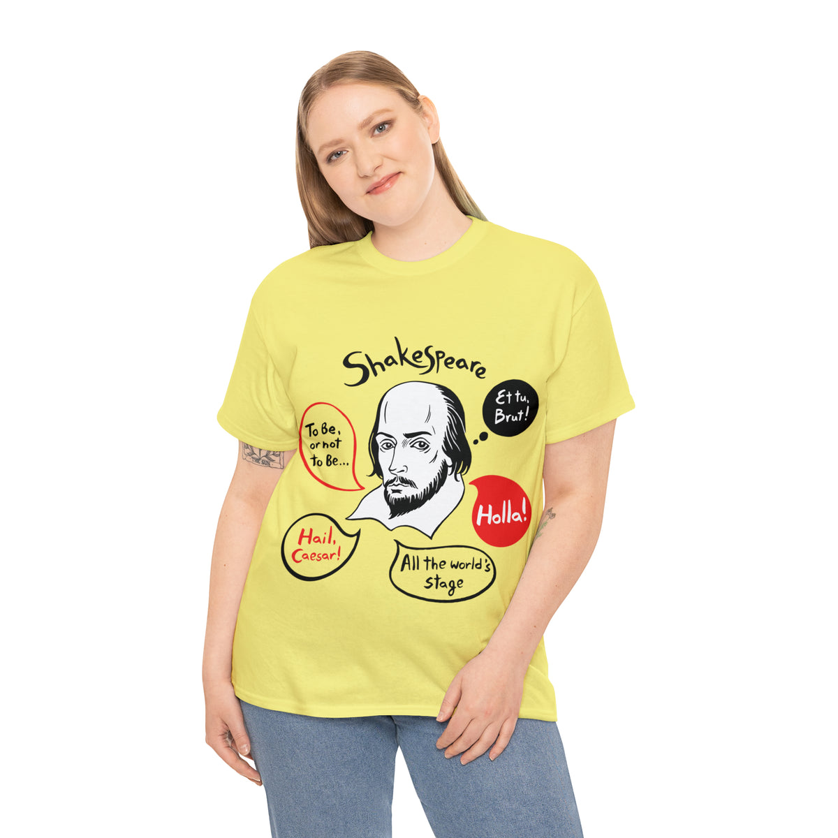 SHAKESPEARE (light) - Unisex Heavy Cotton Tee