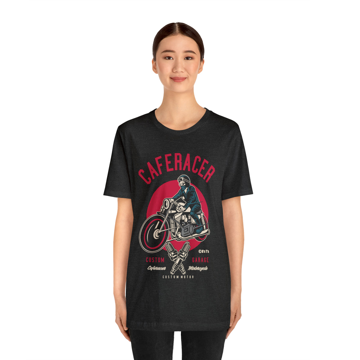 CAFE RACER Custom Garage - Unisex Jersey Short Sleeve Tee