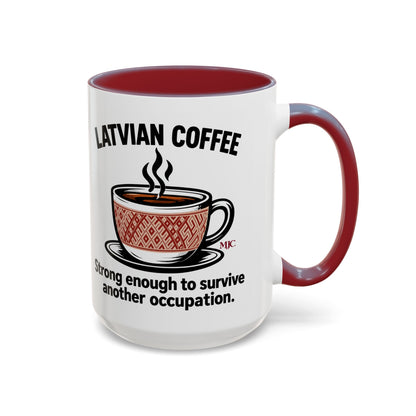 Latvian Coffee Mug | Funny Latvian Heritage Gift | BalticAF