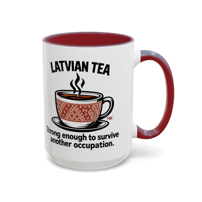 Latvian Tea Mug | Latvian Heritage & Humour Gift | BalticAF