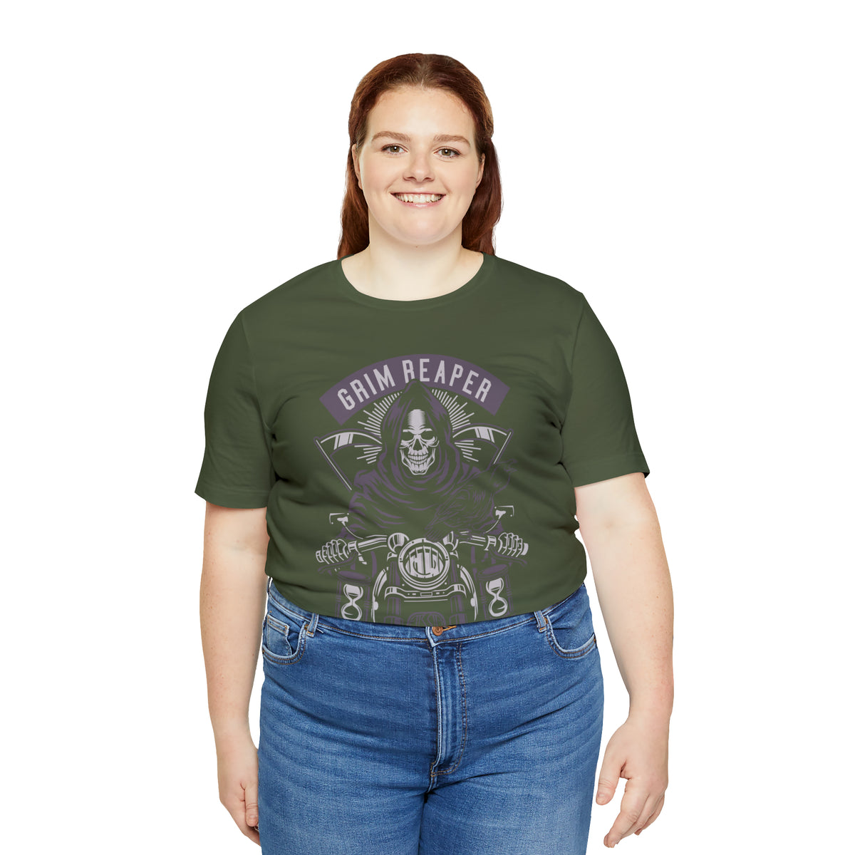 GRIM REAPER Moto Club - Unisex Jersey Short Sleeve Tee