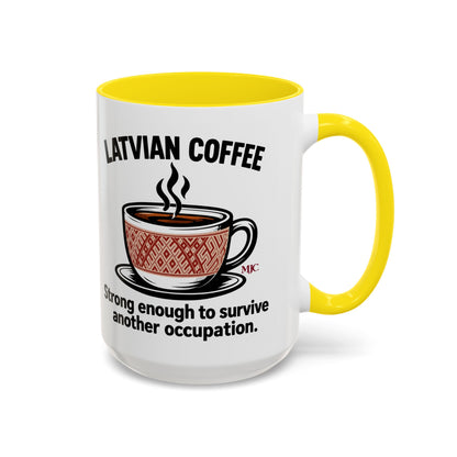 Latvian Coffee Mug | Funny Latvian Heritage Gift | BalticAF