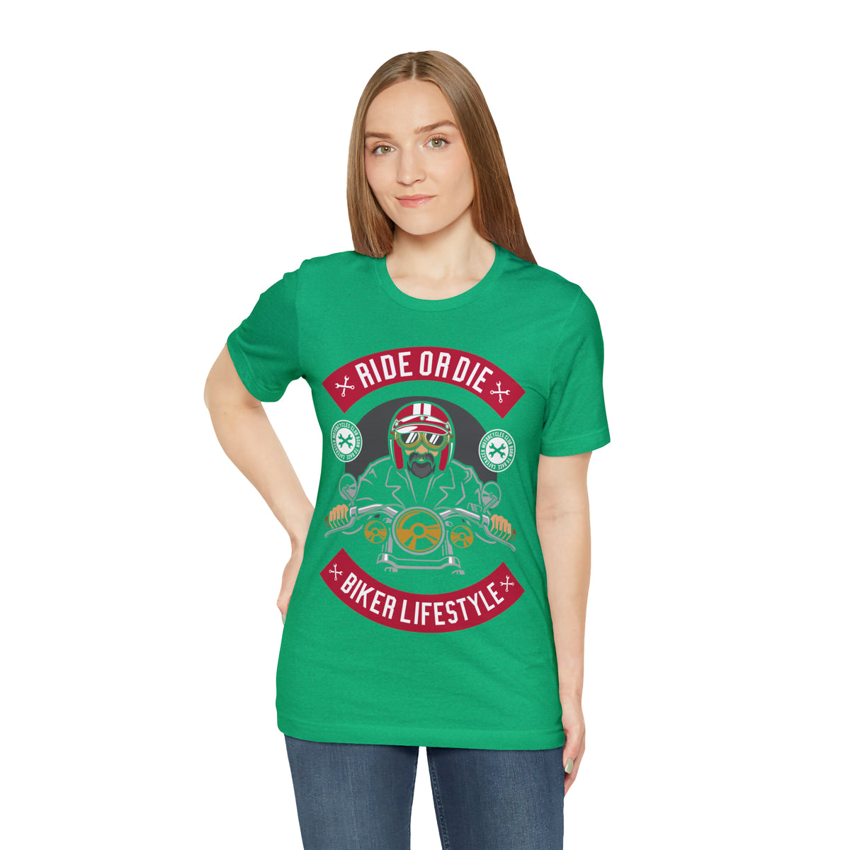 BIKER LIFESTYLE - Ride or Die - Unisex Jersey Short Sleeve Tee