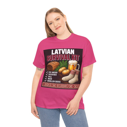Latvian Survival Kit T-Shirt | Funny Latvian Gift | BalticAF