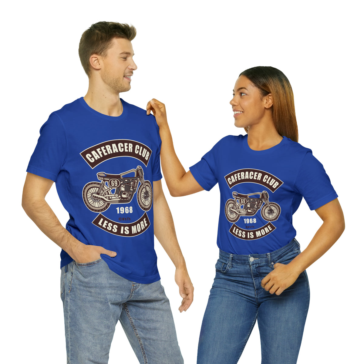 CAFE RACE CLUB Less is More - Unisex Jersey Short Sleeve Tee