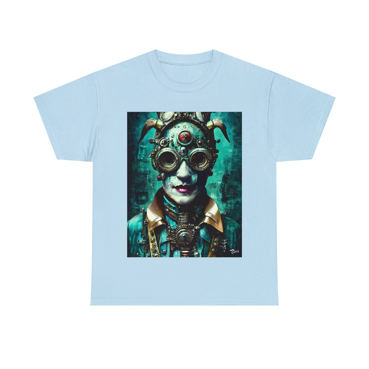 CYBER-STEAMPUNK LORD - Airt on a Shirt  - Unisex Heavy Cotton Tee - AUS