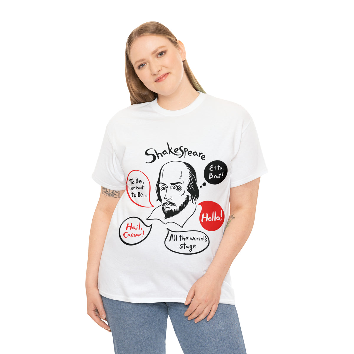 SHAKESPEARE (light) - Unisex Heavy Cotton Tee