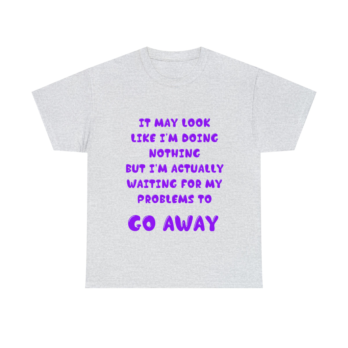 It May Look Like I'm Doing Nothing...  - Unisex Heavy Cotton Tee - AUS
