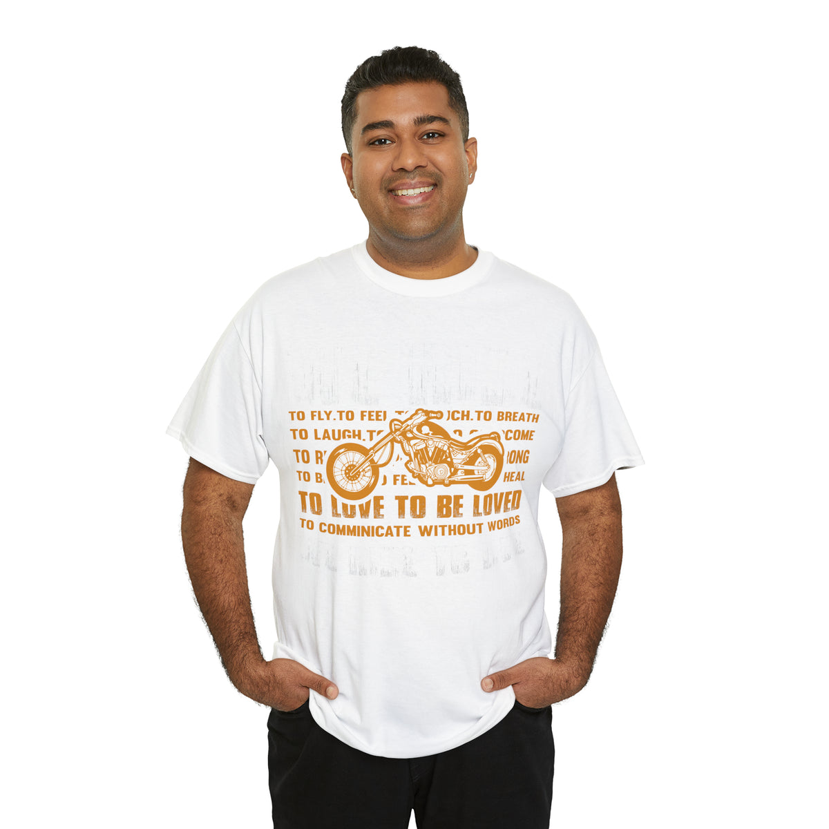 WE RIDE TO LIVE - Unisex Heavy Cotton Tee - USA
