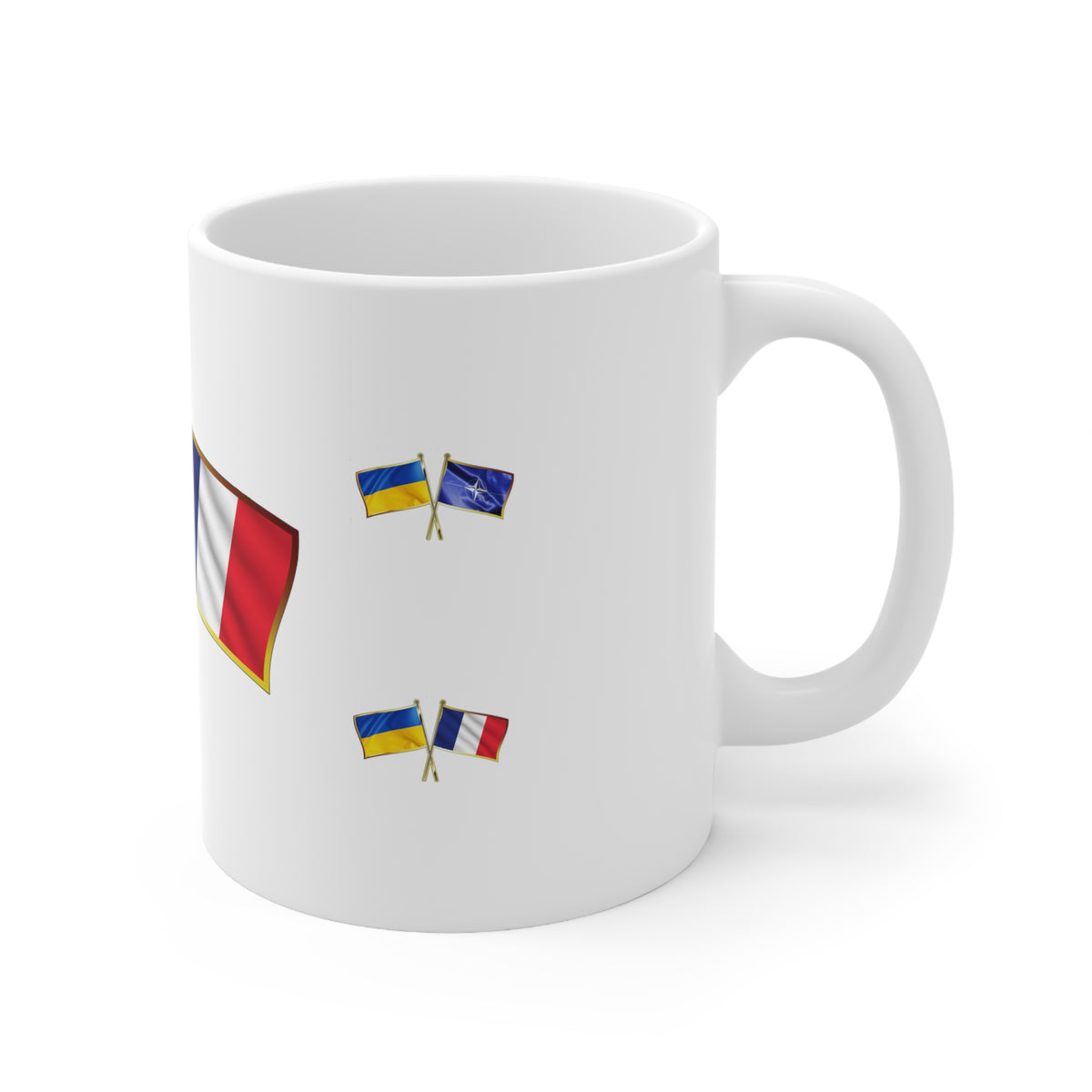 Ukrainian-French NATO Supporter Mug