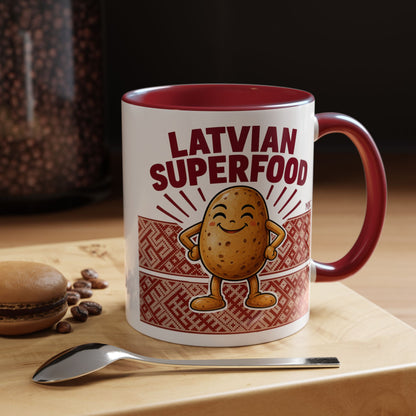 Latvian Superfood Mug | Funny Potato Gift | BalticAF