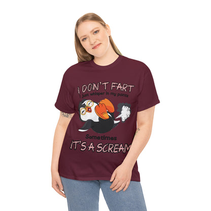 I DON'T FA*T  - Funny Unisex Heavy Cotton Tee - AUS
