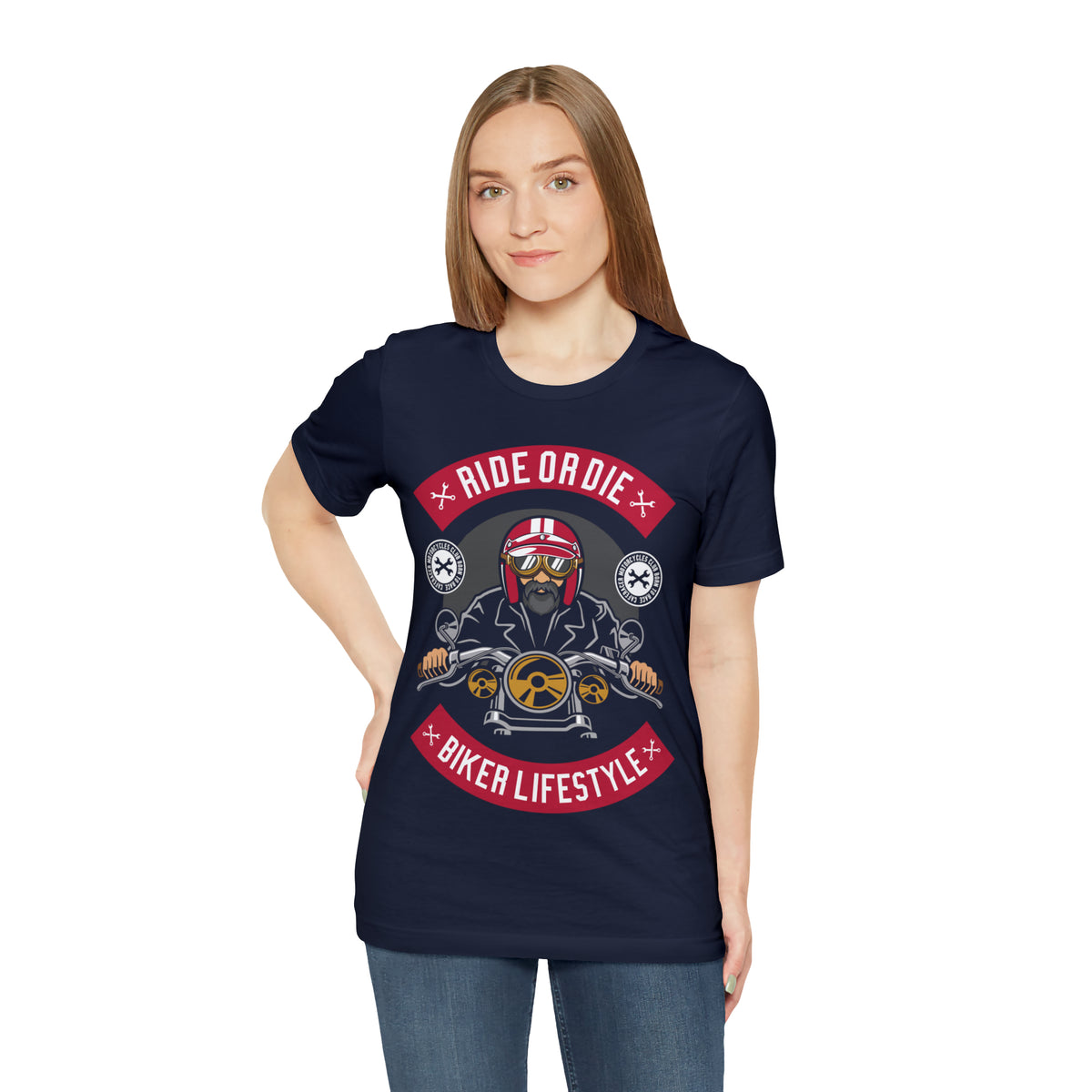 BIKER LIFESTYLE - Ride or Die - Unisex Jersey Short Sleeve Tee