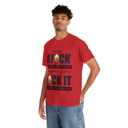WHEN I GAVE A F***  - Funny Unisex Heavy Cotton Tee - AUS