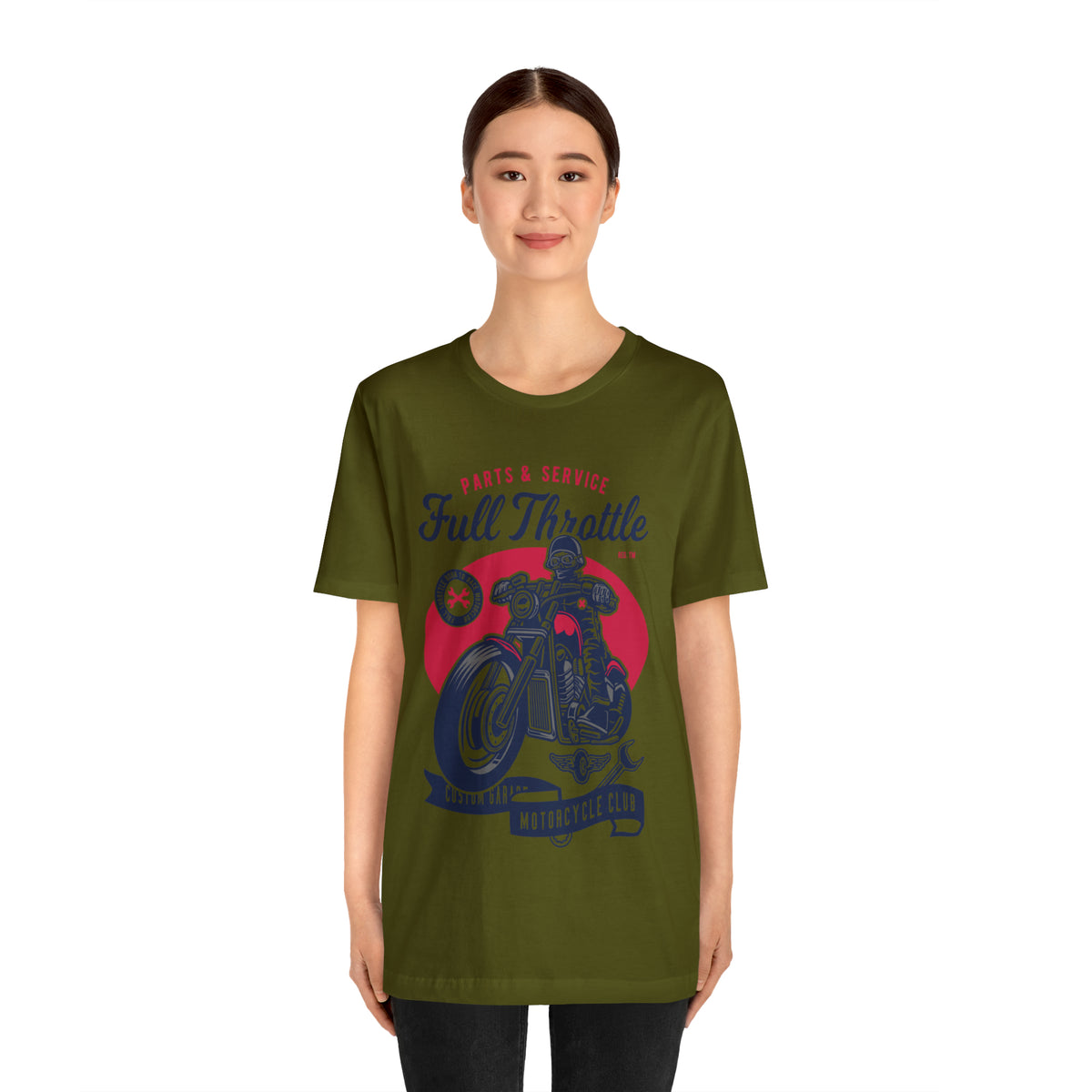 FULL THROTTLE Parts & Service - Unisex Jersey Short Sleeve Tee