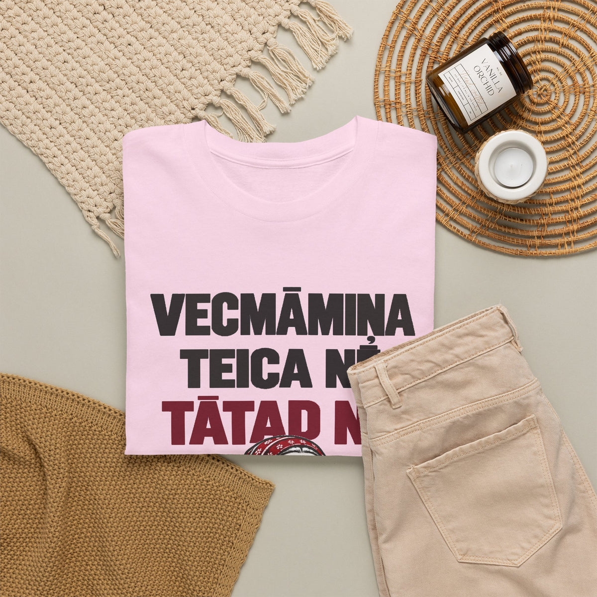Vecmāmiņa Teica Nē T-Shirt | Latvian Grandma Gift | BalticAF