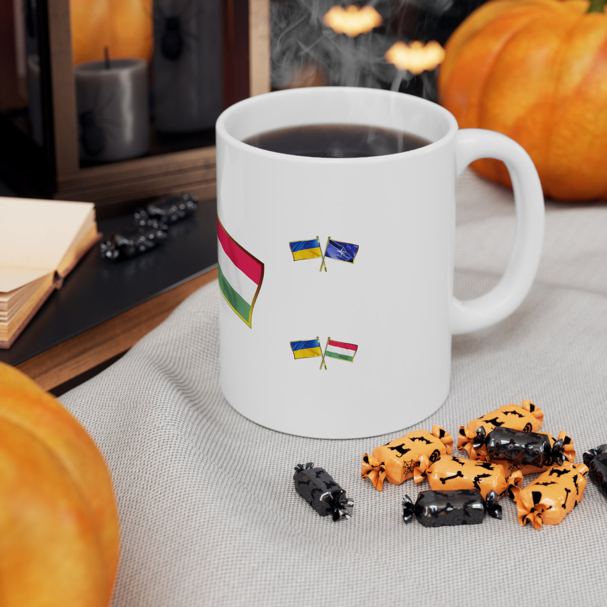 Ukrainian-Hungarian NATO Supporter Mug