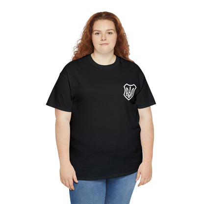 ICONIC UKRAINIAN TRIDENT T-SHIRT version 2 - Unisex Heavy Cotton Tee - AUS