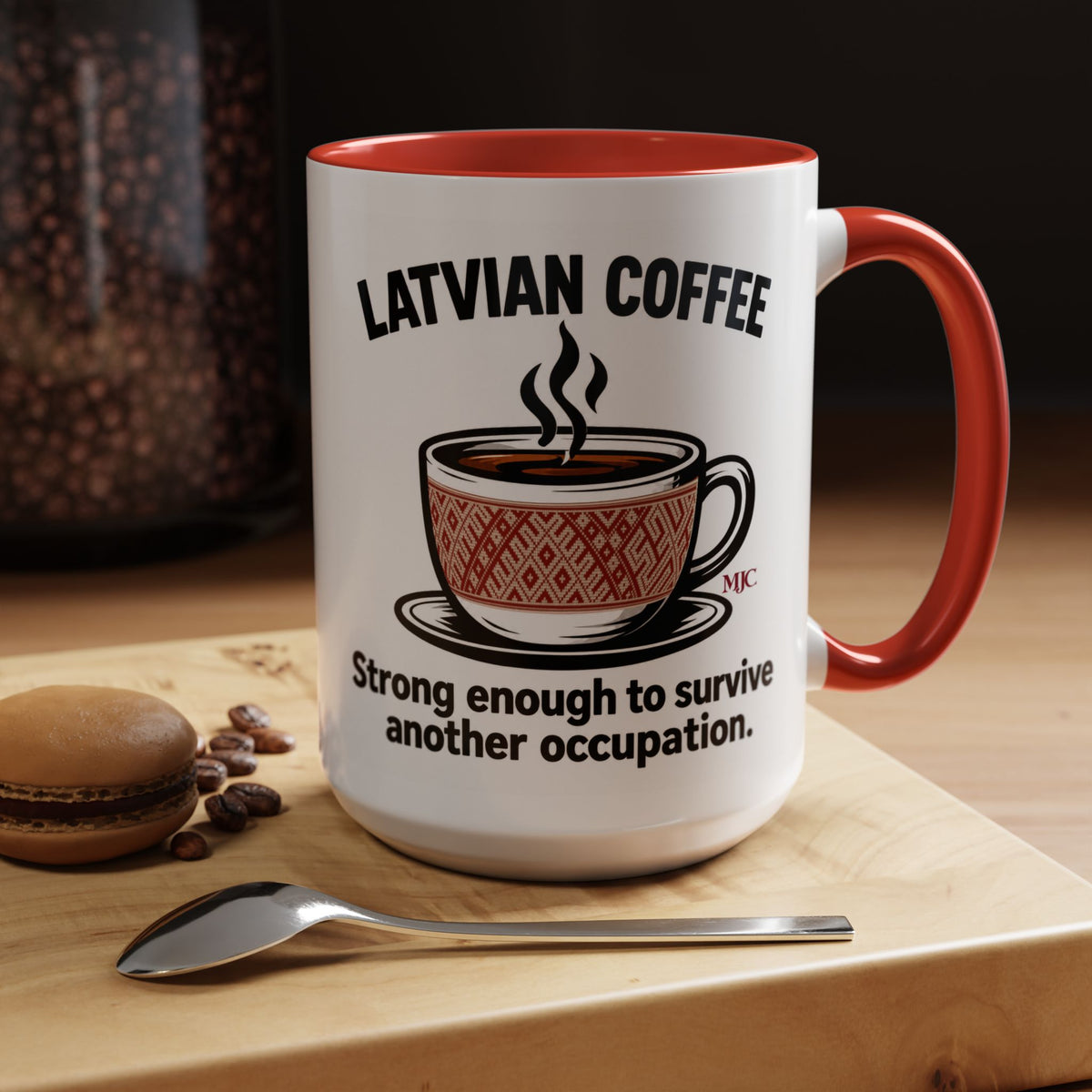 Latvian Coffee Mug | Funny Latvian Heritage Gift | BalticAF