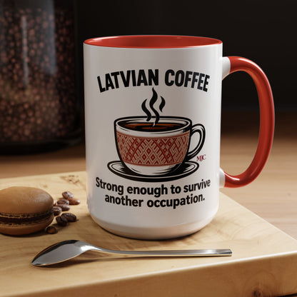 Latvian Coffee Mug | Funny Latvian Heritage Gift | BalticAF